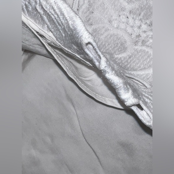 Banana Republic White Keyhole Midi Skirt Size 10 - Picture 5 of 10